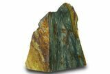 Free-Standing, Gary Green Jasper (Larsonite) Bog Wood - Oregon #334728-1